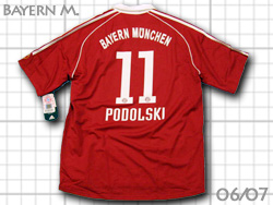 Bayern Munchen Home 2006-2007 #11 PODOLSKI バイエルンミュンヘン　ホーム　ポドルスキー