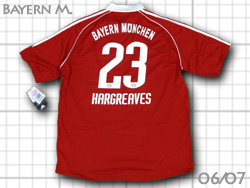 Bayern Munchen Home 2006-2007 #23 HARGREAVES バイエルンミュンヘン　ホーム　ハーグリーブス
