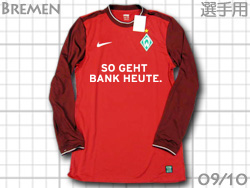 Werder Bremen 2009/2010 GK Players' edition nike　ベルダー・ブレーメン　キーパー　選手仕様　ナイキ