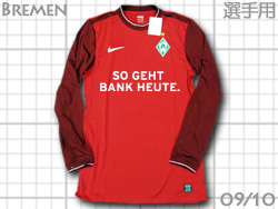 Werder Bremen 2009/2010 GK Players' edition nike@x_[Eu[@L[p[@Idl@iCL