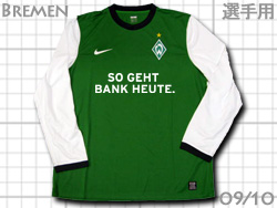 Werder Bremen 2009/2010 Home Players' edition nike　ベルダー・ブレーメン　ホーム　選手仕様　ナイキ