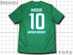Werder Bremen 2011/2012 Home #10 MARIN NIKE　ベルダー･ブレーメン　ホーム　マリン　ナイキ　419499