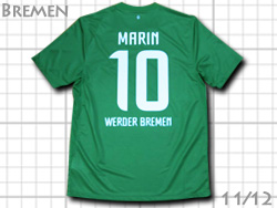 Werder Bremen 2011/2012 Home #10 MARIN NIKE@x_[u[@z[@}@iCL@419499