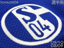 Schalke04 08/09/10 Home Players' Issued adidas@VP04@z[@Ip@AfB_X 693915