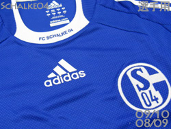 Schalke04 08/09/10 Home Players' Issued adidas@VP04@z[@Ip@AfB_X 693915