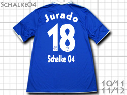 Schalke04 2010-2011 Home #18 Jurado@VP04@z[@t[h