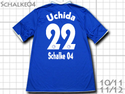 Schalke04 2010-2011 Home #22 UCHIDA@VP04@z[@cĐl