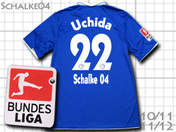 Schalke04 2010-2011 Home #22 UCHIDA@VP04@z[@cĐl