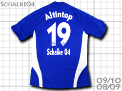 Schalke04 08/09/10 Home #19 Altintop adidas@VP04@z[@AeBgbv@AfB_X