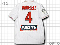 Paris Saint-germain 2009/2010 Away #4 MAKELELE nike@pTWF}@AEFC@}P@iCL@PSG