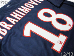 パリ・サンジェルマン ユニフォームショップ 2012-2013 ナイキ PSG Home パストーレ イブラヒモビッチ O.K.A.