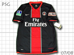 PSG Paris Saint Germain 2007-2008 Home pTWF}