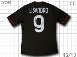 Olympique Lyonnais 12/13 3rd #9 LISANDRO adidas@IsbNE@T[h@ThEyX@AfB_X@X23699