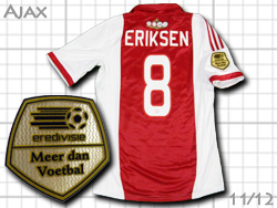 Ajax 2011/2012 Home #8 ERIKSEN adidas@AbNX@z[@GNZ@AfB_X@v13898