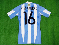 Argentina 2010 Home #16 KUN AGUERO TECHFIT@A[`\@z[@NEAOG@I[ZeBbN@ebNtBbg