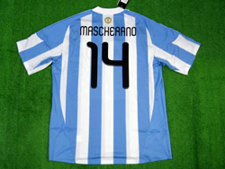 Argentina 2010 Home #14 MASCHERANO@A[`\@z[ }X`F[m