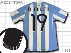 Argentina 2010 Home #19 D. MILITO@A[`\@z[@fBGSE~[g@Ce