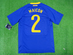 Brazil 2010 away #2 MAICON@uW\@AEFC@}CRE_OX