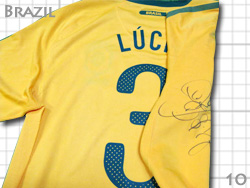 Brazil 2010 Home #3 LUCIO@Autograph@uW\@z[@VI@Ce@MTC