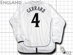 England 2001-2003 Home #4 GERRARD@COh\@z[@WF[h