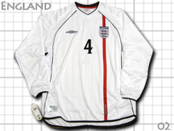 England 2001-2003 Home #4 GERRARD　イングランド代表　ホーム　ジェラード