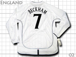 England 2001-2003 Home #7 BECKHAM@COh\@z[@xbJ