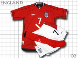 England 2001-2003 Away #7 BECKHAM　イングランド代表　アウェイ　ベッカム