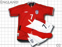 England 2001-2003 Away #7 BECKHAM@COh\@AEFC@xbJ