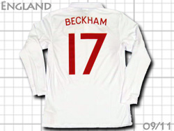 England 2009-2010 Home #17 BECKHAM@COh\@xbJ