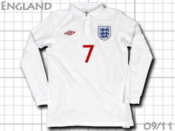 England 2009-2010 Home #7 BECKHAM@COh\@xbJ