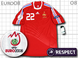 France Euro2008 Away #22 RIBERY@tX\@[2008@x[