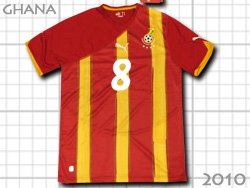 Ghana 2010 Away #8 ESSIEN ガーナ代表 アウェイ ブラックスターズ エシエン