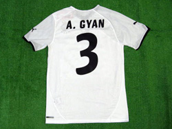 Ghana 2010 Home #3 A. GYAN ガーナ代表 ホーム ブラックスターズ ギャン
