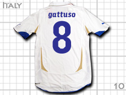 Italy 2010 Away #8 GATTUSO@C^A\@AEFC@KbgD[]