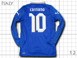 Italy EURO2012 Home #10 CASSANO Puma　イタリア代表　ホーム　マリオ・バロテッリ　ユーロ12　アントニオ・カッサーノ　プーマ　740356-01