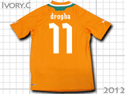 Cote D'IVOIRE 2012 Home #11 DROGBA Puma コートジボアール代表 ホーム テディエ・ドログバ プーマ 740193