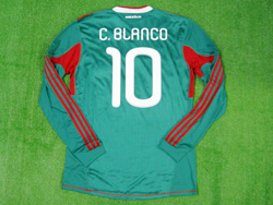 Mexico 2010 Home #10 C. BLANCO 　メキシコ代表　ホーム　ブランコ