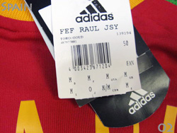 Spain 2002 Home #7 RAUL スペイン代表 ホーム ラウール