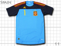 Spain 2010/2011 Home adidas V14921 #1 CASILLAS@XyC\@[hJbv`sI@S[L[p[@CPEJV[WX