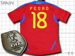 Spain 2010/2011 Home adidas #18 PEDRO @XyC\@[hJbv`sI@z[@yh@V14921