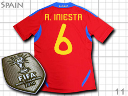 Spain 2010/2011 Home adidas V14921 #6 A.INIESTA@XyC\@[hJbv`sI@z[@AhXECjGX^