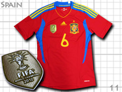 Spain 2010/2011 Home adidas V14921 #6 A.INIESTA@XyC\@[hJbv`sI@z[@AhXECjGX^