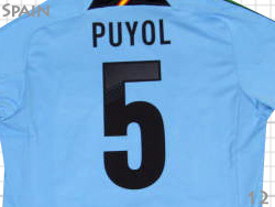 Spain Euro12 Away #5 PUYOL adidas XyC\@AEFC@[PQ@BI茠@AfB_X@X11346