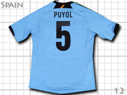 Spain Euro12 Away #5 PUYOL adidas XyC\@AEFC@[PQ@BI茠@AfB_X@X11346