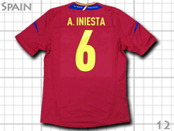 Spain 2012 Home EURO2012 #6 A.INIESTA adidas@XyC\@BI茠2012@[2012@z[@CjGX^@X10937