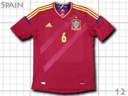 Spain 2012 Home EURO2012 #6 A.INIESTA adidas@XyC\@BI茠2012@[2012@z[@CjGX^@X10937