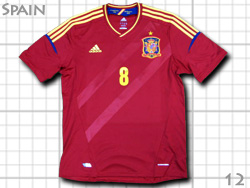 Spain 2012 Home EURO2012 #8 XAVI adidas@XyC\@BI茠2012@[2012@z[@Vr@X10937