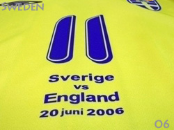 Sweden 2006 Home #11 LARSSON@XEF[f\@z[@[V