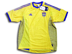 スウェーデン代表 日韓ワールドカップモデル 2002 ホーム、アウェイ O.K.A.