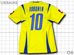 Ukraine 2006 Home #10 VORONIN　ウクライナ代表　ホーム　ボローニン